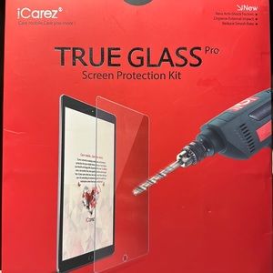 Icarez true glass iPad mini 4 HD screen protector kit scratch proof impact